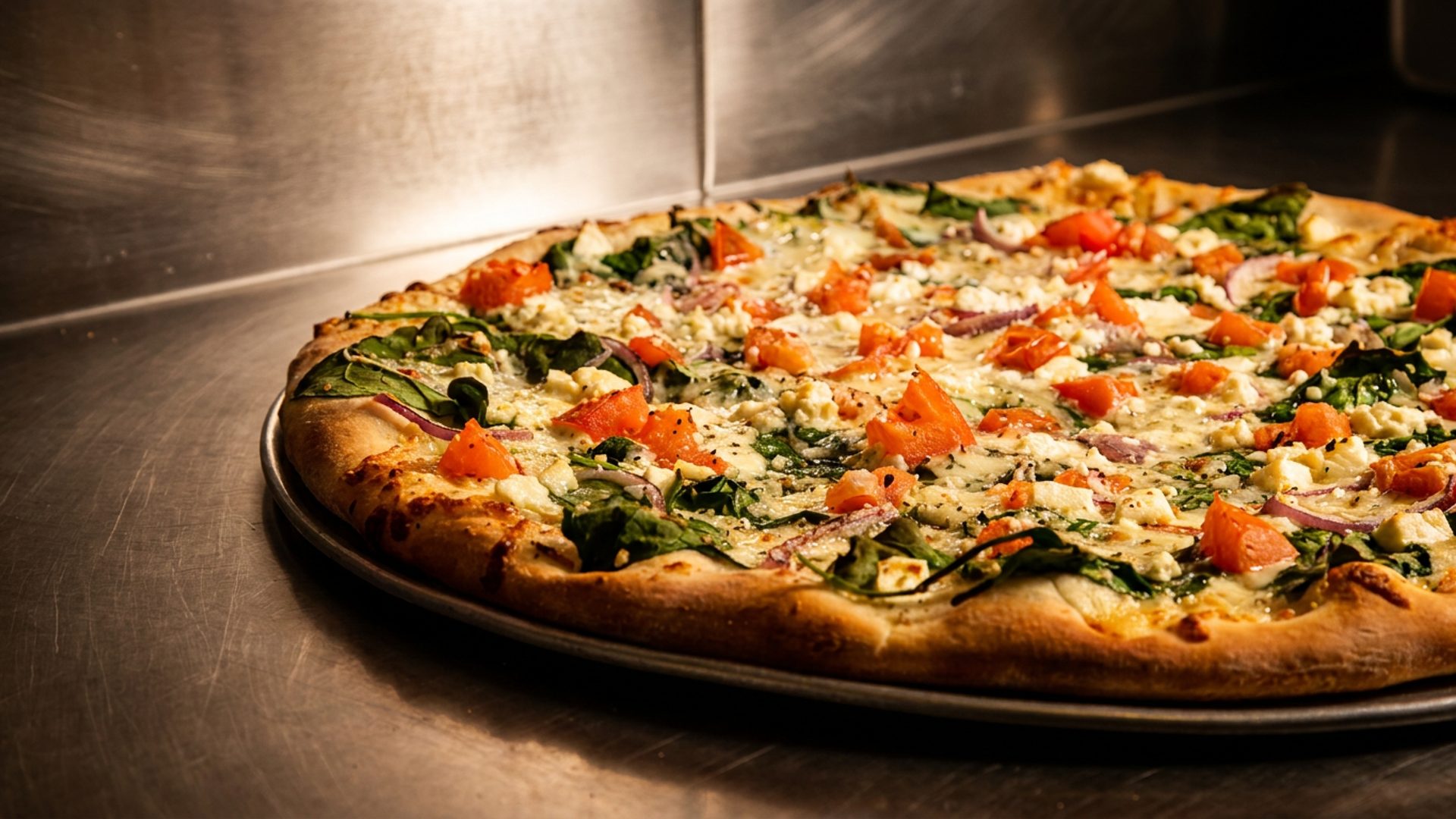 Vegan pizza on the menu