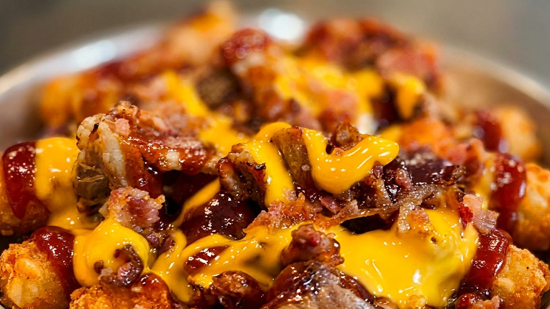 Pulled Pork Tots and wings