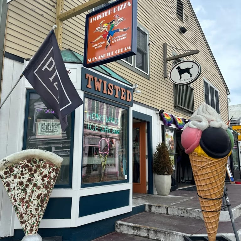 Welcome to Twisted Pizza, Subs and Ice Cream 