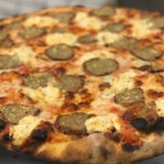 Little Italy Meatball Pizza.