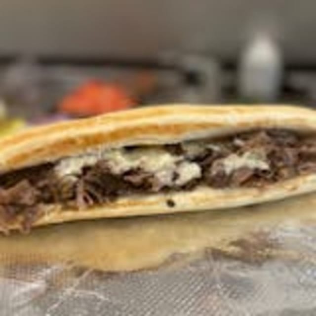 Park Avenue Steak & Cheese Sub.